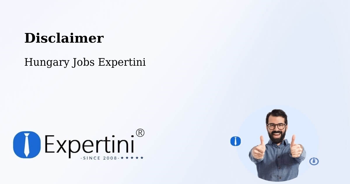 Disclaimer – Ajka - Hungary Jobs Expertini